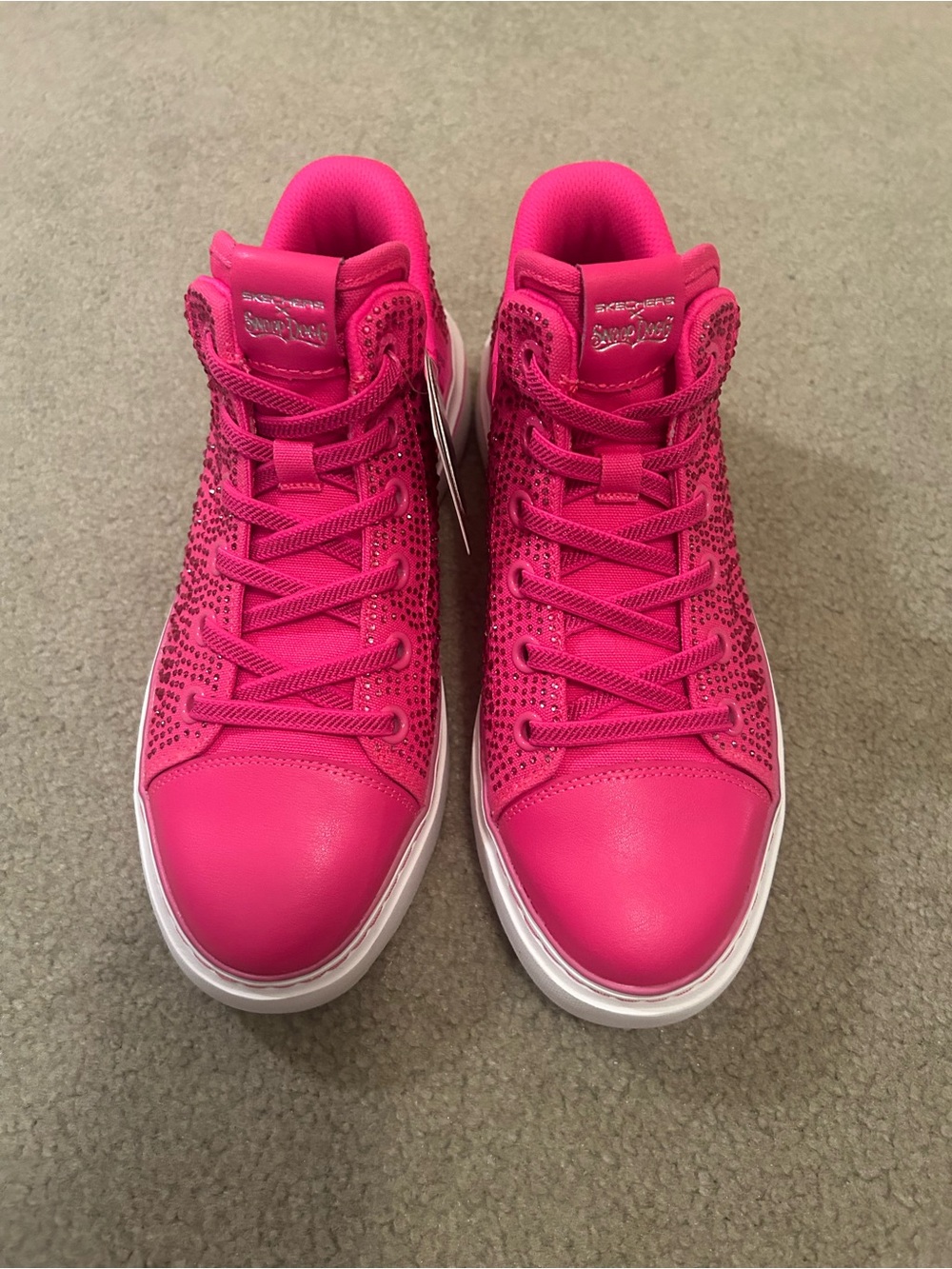 Skechers x Snoop Dogg Women’s Slip-Ins: Snoop One-Rhine-Stoned *Pink* - Picture 5 of 8